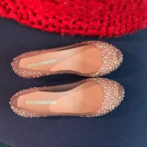 Brand new JMaskrey for Melissa Couture w Swarovski crystals.